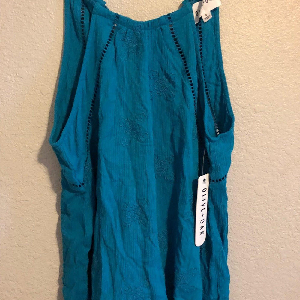 Olive & Oak Teal Tank